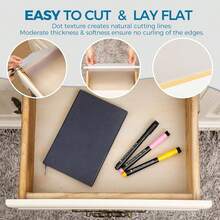 可定制防滑抽屉垫卷，防水易清洁，适用于厨房、衣柜、鞋柜、家居收纳，附赠清洁布 - 彩色 - 查看 4