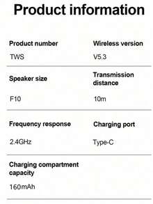 A2 真无线蓝牙马卡龙耳机 V5.3 超长续航立体声低延迟游戏运动耳机。 - 查看 3