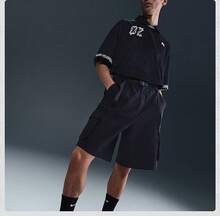 Nike Men's New Loose Woven Breathable Casual Shorts - Black - View 1