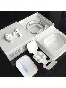 NEW Air4 Pods 4 Bluetooth 5.2 ANC Headphones With GPS Tracker Fast Charging Case Includes 6 Free Ear Tips Compatible With IPhone IOS And Android Audifonos Bluetooh Compatible With Tablets & Laptops TWS Wireless Earphones - 查看 1