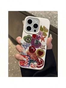 1pc Fashionable Premium Minimalist,1pc TPU Material Minimalist Fashion Ocean Lips Element Pattern Phone Case Compatible With IPhone 17/17 Pro Max/Air/17 Pro/16e/16 Pro Max/16/15/12 Pro Max/13/13 Pro Max/14/15/17/16 Pro/11 Pro Max/12, Personalized Stylish Protective Soft Shell, Unisex Design Protective Case Compatible With Samsung S24/A54/S23,[Local Warehouse Fast Shipping] Series Waterproof Shockproof Scratch Resistant - 1pc - 查看 4
