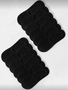 10 Pairs Women Minimalist Solid Invisible Socks - Multicolor - View 2