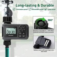 Timer Temporizador De Riego Automático Digital Para Jardín Gris - gris - Ver 8