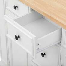 Cabinets - White + MDF - View 9