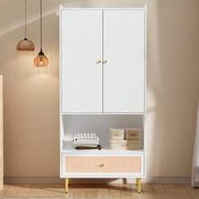 Bedroom Armoires - Natural+White - View 4