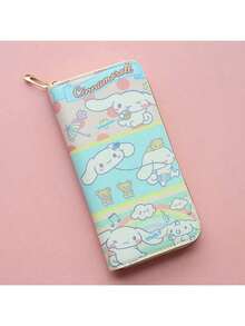 SANRIO 肉桂狗长款钱包，女士钱包，时尚卡通人物小钱包，长款女士钱包，女孩钱包，真皮钱包，钱袋 - 彩色 - 查看 11