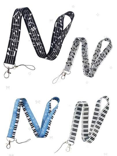 1pc Musical Notes, Piano KeysLanyard, Suitable For Phone Lanyards, Game Consoles, Camera Lanyards, Document Lanyards, Access Passes, Transportation Cards, Work Permits, Venue Certificates, Concerts, Cocktail Parties, Etc.Ideal For Boyfriends, Girlfriends, Family Members, Doctors, Nurses, Party Gifts, Cell Phone Decorations, Christmas Gifts And More. Car Accessories Bag Charm School Cute Goth Y2k Bag Accessories Lanyards With Id Holder Car Accessories Bag Charms