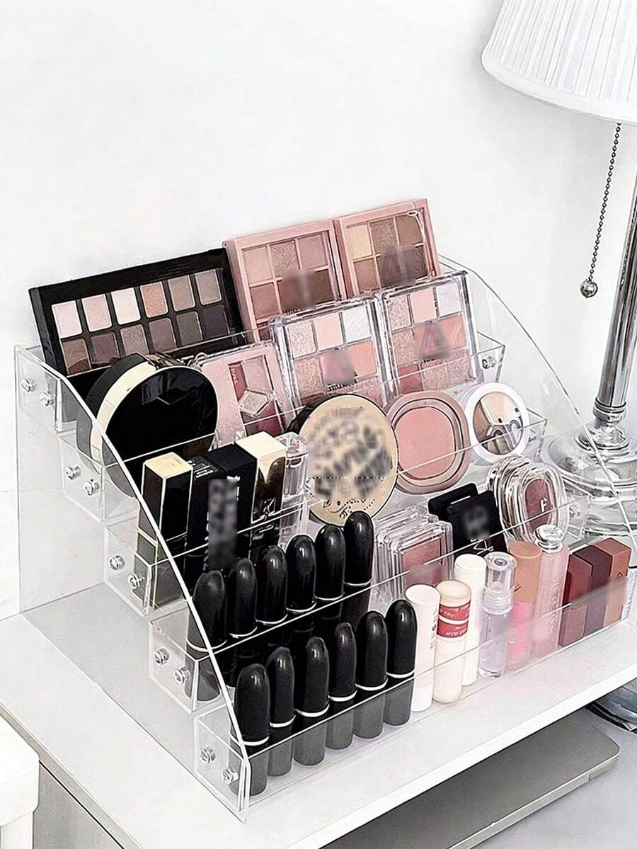 1pc 5-Tier Large Capacity Storage Rack, Cosmetic Organizer Shelf