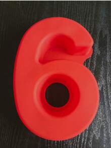 1个3D大型硅胶蛋糕模具，带数字0-9，生日和周年纪念蛋糕模具 - 彩色 - 查看 18