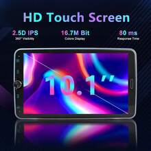 Auto Estereo 1 Din 6+32gb Pantalla Tactil Extraible Carplay&Android Auto - A - Ver 7