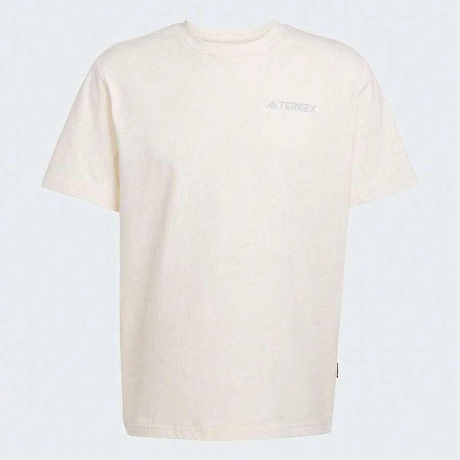 Adidas 男士 XPL POLYGIENE 短袖针织无领T恤 TJI8310 - 白色 - 查看 1