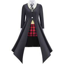 Women's Soul Eater Costume Maka Albarn Cosplay Uniform Suit Halloween Outfit - Black - View 9