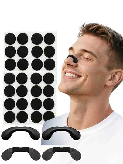 120/60/12pcs Set, Including 1 Nose Dilator, 1 Black Round Nose Strip, 4 Nose Clips, 1 External Nose Strip And 1 Inhalation Nose Strip. This Is A Universal Nose Dilator Set, Very Suitable For Use During Sports, At Home, Travel And Business Trips. It Is An Ideal Gift For Family, Friends And Loved Ones.