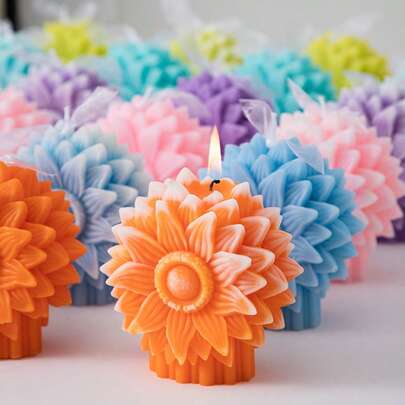 3D Sunflower Scented Candle, Creative Home Decor, Gift For Easter, Mother's Day, Father's Day