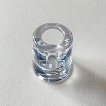 2 Pieces Cigarette Extinguisher, Heat-Resistant Fire Plug | Ashtray Smoke Extinguishing Column | Multi-Functional Pen Holder & Toothbrush Stand | Classic Style, Acrylic Material, Circular Shape, No Electricity Required - Extinguisher - View 3