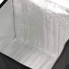 1pc Compact Aluminum Foil Insulated Lunch Bag, Foldable Picnic Cooler Tote With Large Capacity - View 6