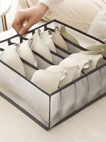 1pc Wardrobe Storage Box, Underwear Storage Box, Clothing Storage Box, Drawer Storage Box, Underwear & Socks Storage Box, Suitable For Storing Socks, Suitable For Autumn Seasonal Home Decor, Bedroom Decor - View 6