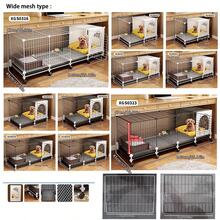 Easily Cleanable Movable Dog Cage With Pull-Out Tray Litter Box, Home Pet Fence Suitable For Teddy, Poodle, Puppy, Kitten, Rabbit, Small Animals - Multicolor - View 5