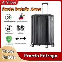 Expandable Carry-On Suitcase With Double Zippers, Durable ABS Structure, 4 Removable Wheels, 10kg Capacity, Carry-On Capacity, Adjustable Telescopic Handle, Secure Combination Lock - 黑色 - 查看 2
