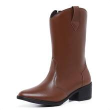 Women Ankle Boots & Booties - 鏽棕色 - 查看 5