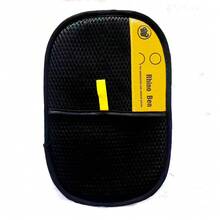 可重复使用的宠物毛发去除手套 - 用于清洁家具、衣物和地毯上的宠物毛发 - 黑色 - 查看 3