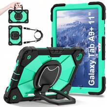 1pc 3-In-1 Anti-Drop Design, Adjustable Shoulder Strap, PC+Silicone Material, 360° Rotatable Handgrip Stand, Sturdy Protective Case Suitable Compatible With Ipad 11th (A16) 2025, 10th 2022, Galaxy Tab A11+ 2025/A9 Plus, Fashionable And Ideal For Gifts And Awards. - Multicolor - View 84