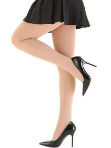 Women's Cowhide Anti-Slip Socks, Suitable For Daily Wear - Camel - View 3