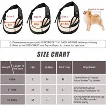 Pet Sling Small Dogs Cats, Drawstring Zipper Security Hook Triple Design Pets' Securty Dog Bag, Breathable Travel Puppy Sling With Adjustable StrapBeige, L9.5 - 13.5 Lbs - L (9.5-13.5 Lbs) + Black Beige - View 5