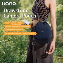 Llano S8 CloudLite Drawstring Camera Bag Universal Drawstring Bag For Mirrorless CCD Holds 1 Camera + 1 Lens Travel Protection Case For X-T30 For R50 For Pocket 3 Cameras - View 4