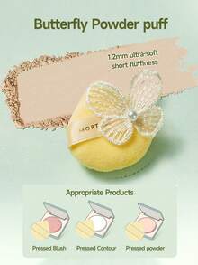 Amortals Artist & Garden 3Pcs Mini Finger Powder Puff Set – Cute French Floral Relief Design, Multi-Use For Concealer Highlight Contour, Compact Finger-Size For Precise Detail Makeup, Beginners & Pros, Viral Trending Mini Makeup Sponge Kit - Multicolor - View 7
