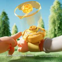 夜光手表发射器、飞盘陀螺手环、竹制蜻蜓UFO玩具、学生奖励礼品 - 彩色 - 查看 13