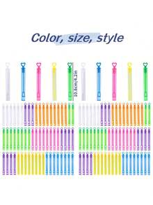 48/24支迷你泡泡棒 - 白色心形（不含泡泡液），派对礼品，课堂奖励，情人节/婚礼/生日礼物，嘉年华奖品，可爱泡泡管 - 彩色 - 查看 8