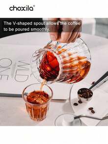 choxila 1pc Transparent Glass Coffee Pot, Standard Coffee Server Suitable For Drip Coffee Maker - Coffee Pot - View 3
