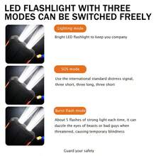 Solar Charger Power Bank 10000mAh Solar Phone Charger, Portable Charger Fast Charger Dual USB Ports Built-In LED Flashlight And Compass, IP65 Waterproof Portable Power Bank For Outdoor Activities - 橘色 - 查看 4