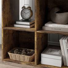 HOMCOM Libreria Bianca per Casa e Ufficio, Scaffale dal Design Moderno con 6 Scomparti in Legno, 91.5x29.5x61.5cm - A - Visualizzare 9