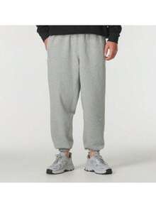 Nike Men's Autumn New Loose Sweatpants Sweatpants Cuffed Knitted Trousers - Grey - View 3