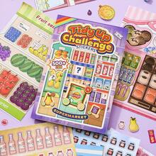 减压风景贴纸，卡通益智DIY手工贴纸书，玩具贴纸套装 - 1 Set - 查看 10