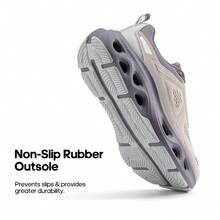 Women's Comfortable Walking Running Tennis Shoes MovePropel Athletic Gym Workout Jogging Fashion Sneakers - Dusty Purple - View 7