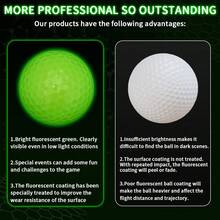 Bola Golf Caiton Bercahaya dalam Gelap (Paket 12/6/3) - Menampilkan desain fluoresen yang sangat terlihat, sentuhan ultra-lembut, dan jarak terbang yang jauh, bola golf ini dirancang khusus untuk bermain golf dan berlatih di malam hari. Meningkatkan pengalaman bermain golf malam Anda, bola ini merupakan aksesori bercahaya dalam gelap yang sempurna untuk para penggemar golf, cocok untuk latihan dan kompetisi di malam hari. - Hijau - View 6