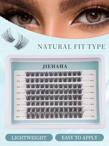 96 Pack Single Lash Tuft T 50 Curly 8-16mm Wide Handle Cheap DIY Eyelash Tufts With Natural Styling And Ultra-Thick, Reusable Personal Lashes. Ideal For Everyday Life At Home Or On The Go, Weddings, Dates, Parties And Music Festivals, Spring And Travel, Eyelash Tufts, Eyelashes, Eyelashes, False Eyelashes - D - View 6