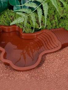 2pcs/Set Reptile Swimming Pool With Ramp, Reptile Food & Water Bowl, Reptile Habitat Decor For Geckos, Snakes, Turtles, Lizards - Multicolor - View 5