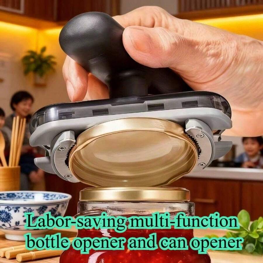 A Versatile, Easy-To-Use Bottle And Can Opener, A Must-Have Kitchen Gadget. Adjustable, Easy-To-Grip Manual Kitchen Tool For Easy Access. A Perfect Gift For All Kinds Of Holidays.