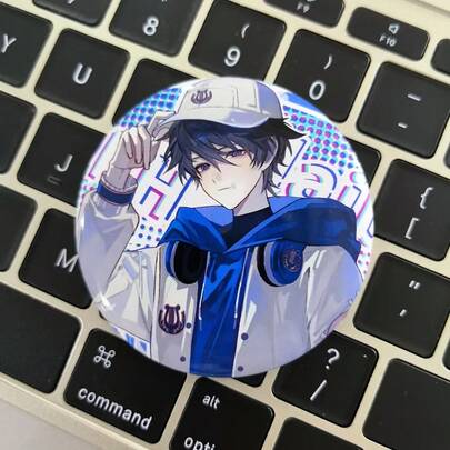 Identity V Blechabzeichen, süße Version Cheerleaderin Gefangene Söldnerin Antiquitätenhändlerin Anime-Charakter, Schüler Sammlung & Geschenk