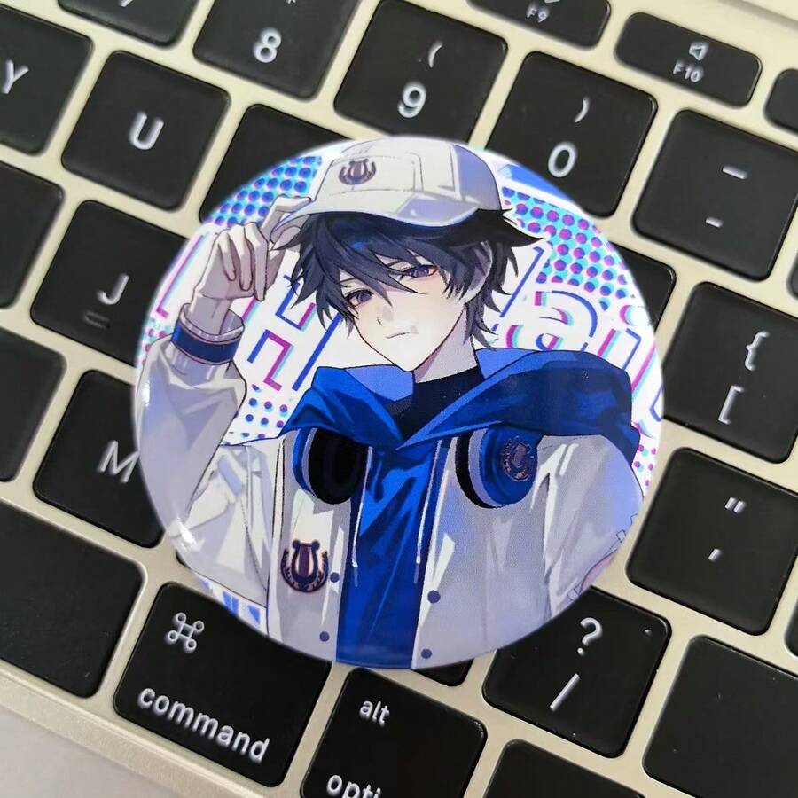 Identity V Tin Badge, Cute Version Cheerleader Prisoner Mercenary Antique Dealer Anime Character, Student Collection & Gift - Multicolor - View 1