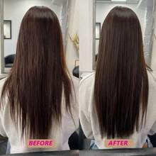 Extensiones de Cabello Humano Rectas con Cinta Invisible de 18 Pulgadas, Color 20, 20 Piezas, Extensiones de Cabello Humano Real con Cinta, 50 Gramos, Negro Natural #1B - S2 - Ver 6