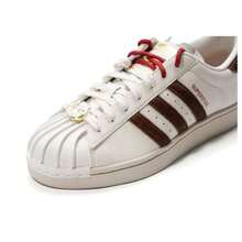 Adidas Unisex SUPERSTAR II Skateboard Shoes, Lightweight Comfortable Casual Low-Top Sneakers KJ6293 - White/Soft Brown/Alumina Brown - View 7