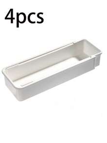 1pc Expandable Utensil Organizer Box, For Organizing Cutlery, Tableware And Flatware In Cabinets Or Drawers, Kitchen Storage, Kitchen Organization, Storage Supplies, Kitchen, Storage, Organization, Drawer Organizer, Travel, Kitchen Accessories, Kitchen Utensils, Kitchen Tools, Kitchen Items - White - View 12