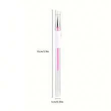 3pcs Set Eyebrow Tattoo Pen With Refill Ink, Skin Marker Pen With Ruler, Permanent Makeup Tools - Multicolor - View 11
