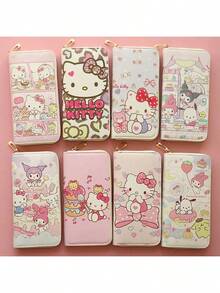 SANRIO 三丽鸥可爱迷你包 动漫卡哇伊钱包 可爱卡通包 我的旋律 肉桂狗 酷洛米 时尚包 圣诞礼物 复活节礼物 - 彩色 - 查看 1