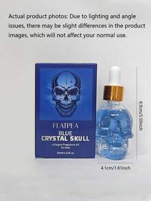 1瓶30毫升香水精油，畅销男士蓝色骷髅主题香水精油，清新优雅的香气，适合日常使用。 - 多樣化香型 - 查看 8